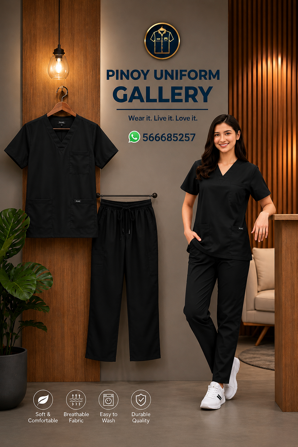 Classic Scrub Suit – Premium Medical Uniform