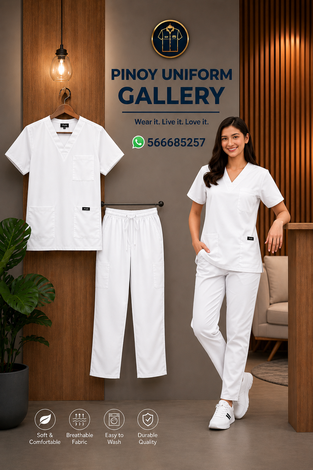 Classic Scrub Suit – Premium Medical Uniform