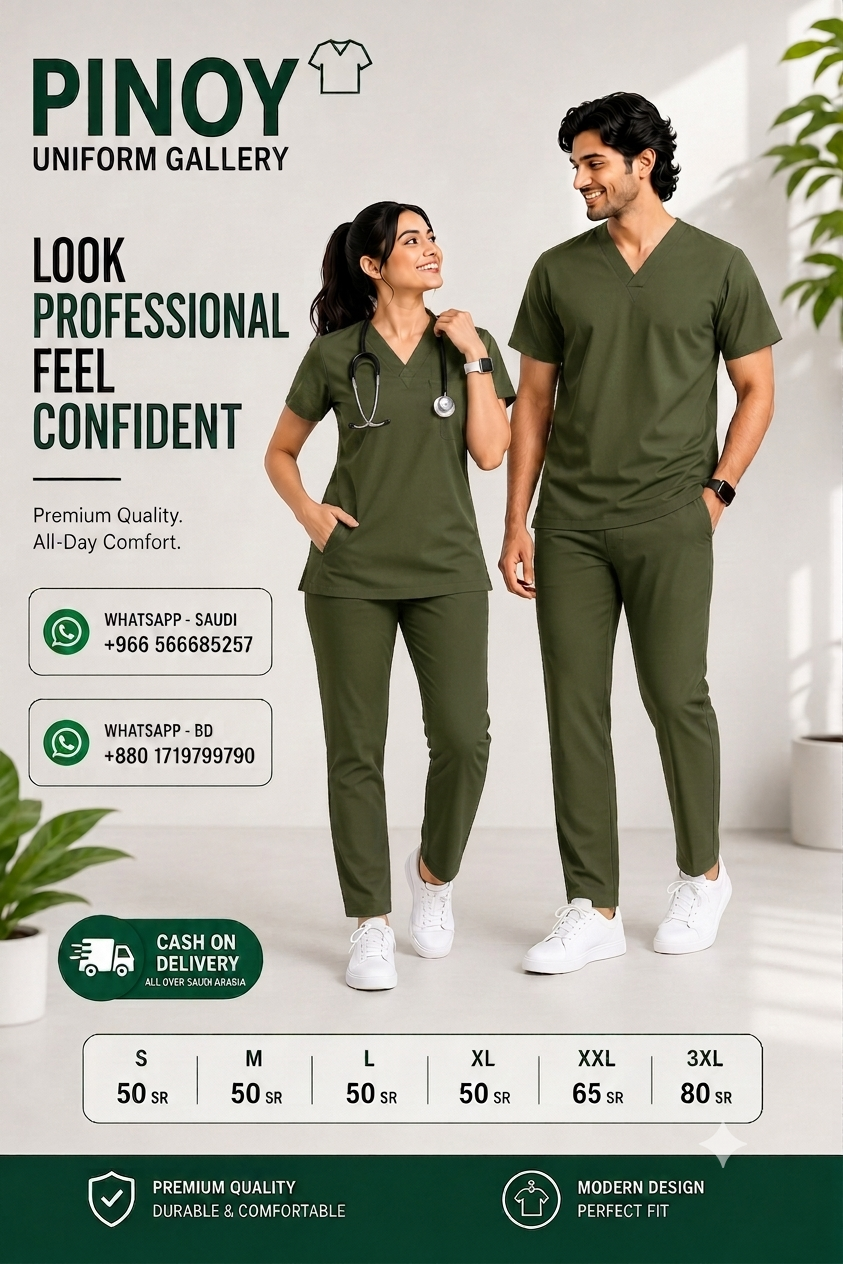 Classic Scrub Suit – Premium Medical Uniform