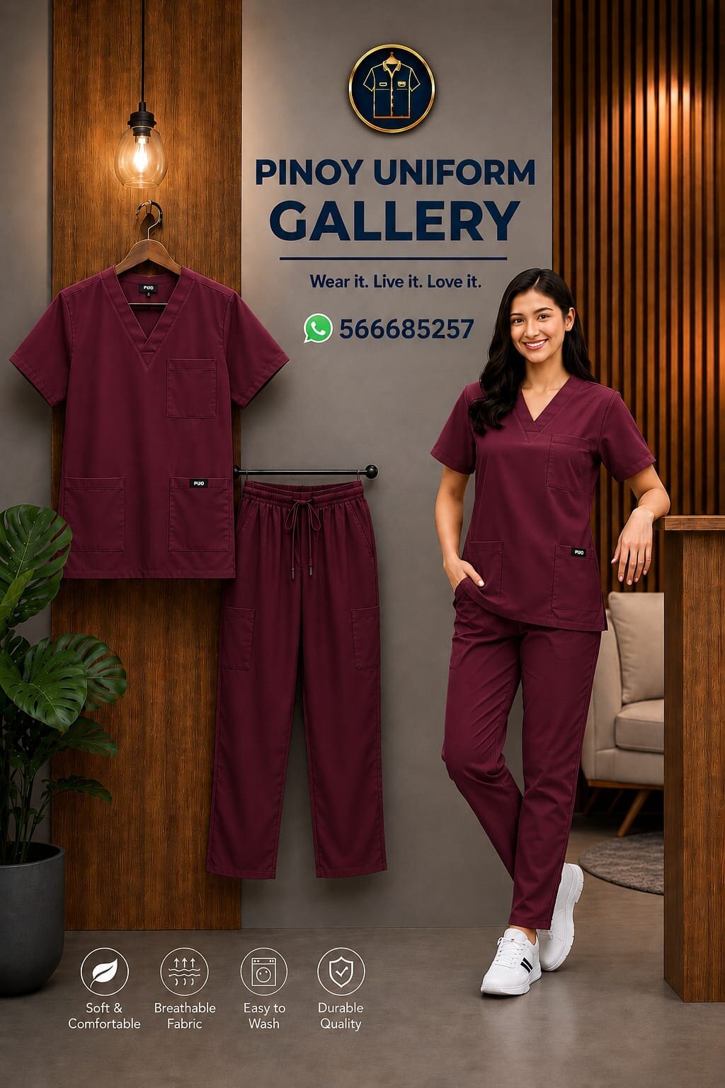 Classic Scrub Suit – Premium Medical Uniform