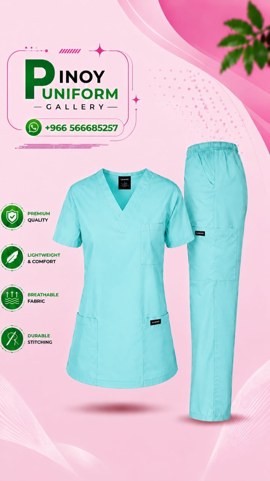 Classic Scrub Suit – Premium Medical Uniform
