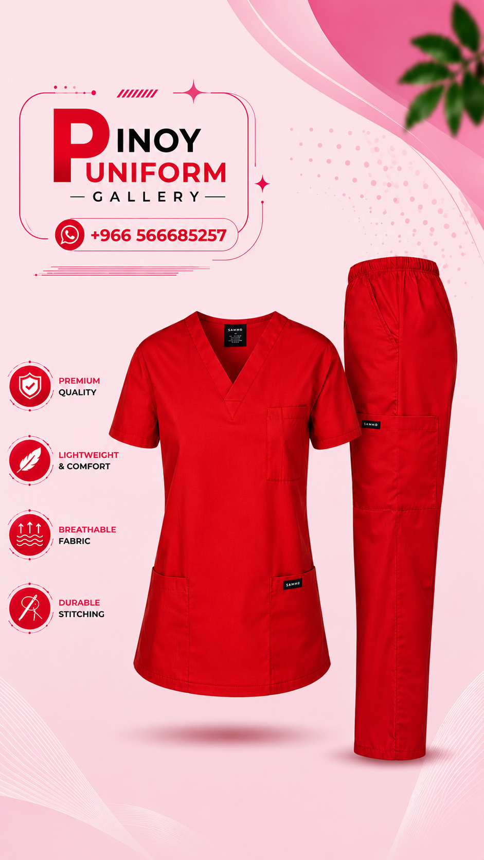 Classic Scrub Suit – Premium Medical Uniform