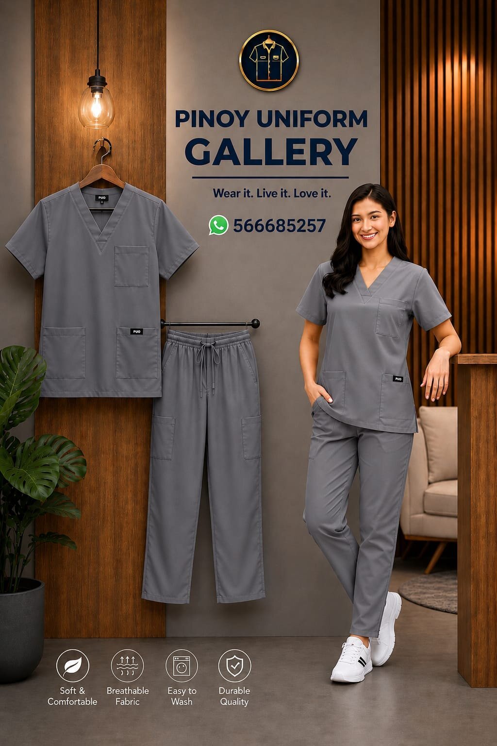 Classic Scrub Suit – Premium Medical Uniform