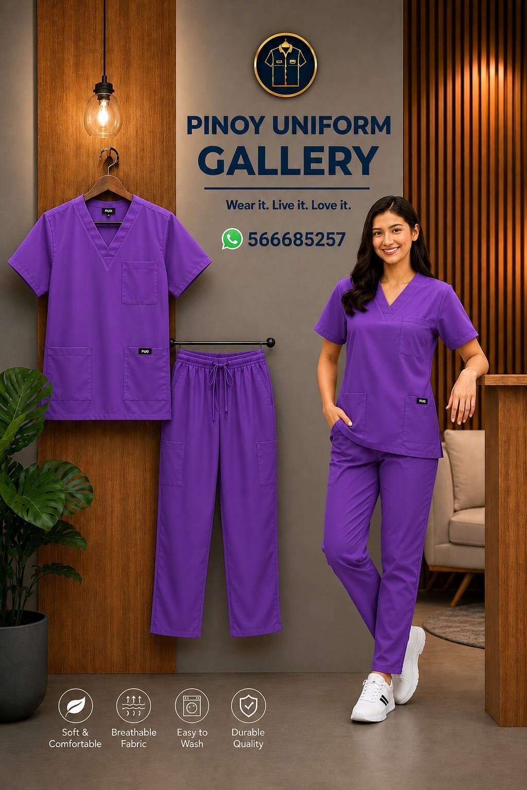 Classic Scrub Suit – Premium Medical Uniform