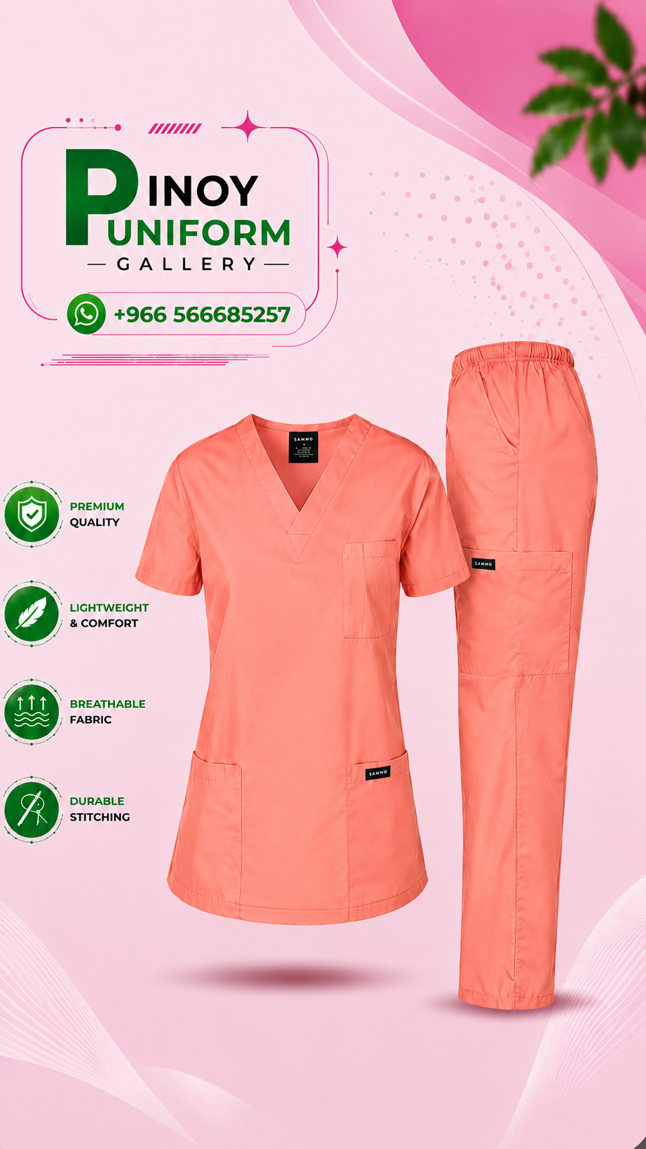Classic Scrub Suit – Premium Medical Uniform